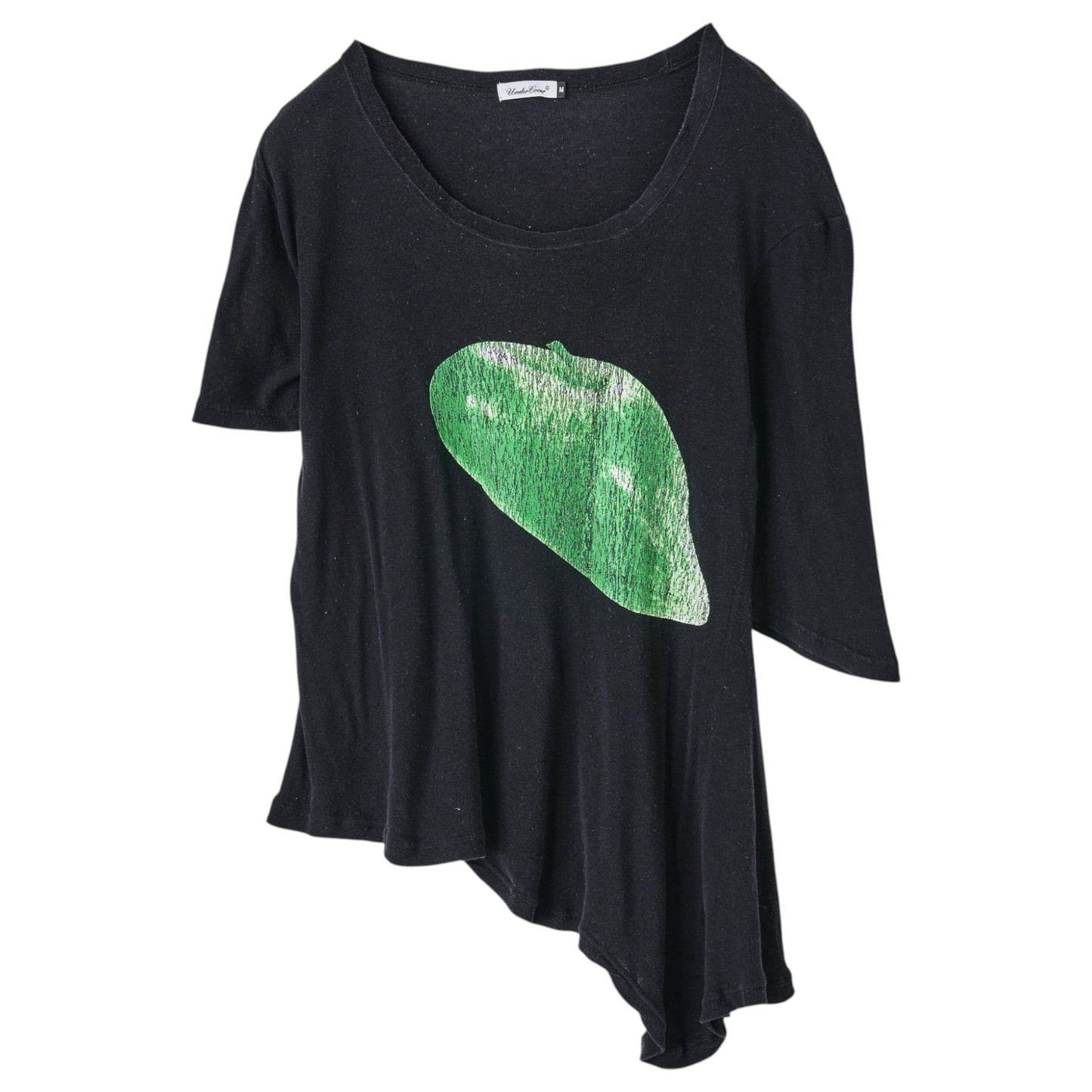 DISTORTION APPLE TOP / BLACK