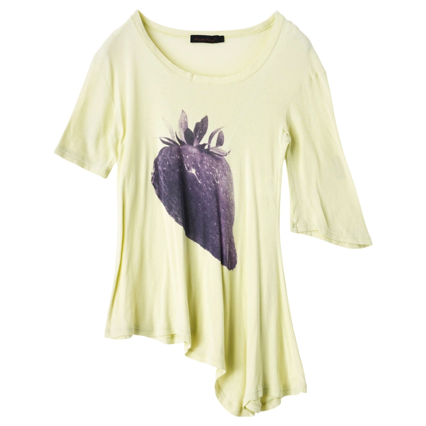 DISTORTION STRAWBERRY TOP / YELLOW