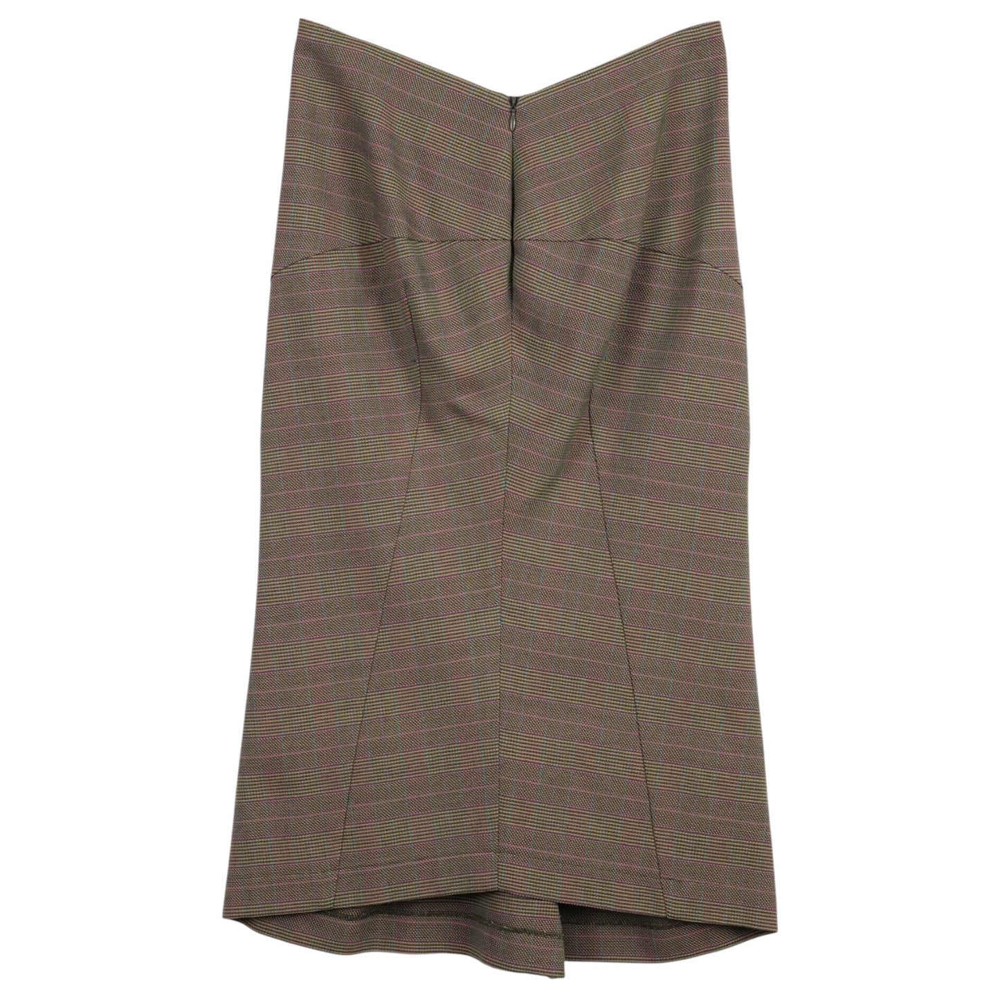 CHECK LONG SKIRT / MULTI