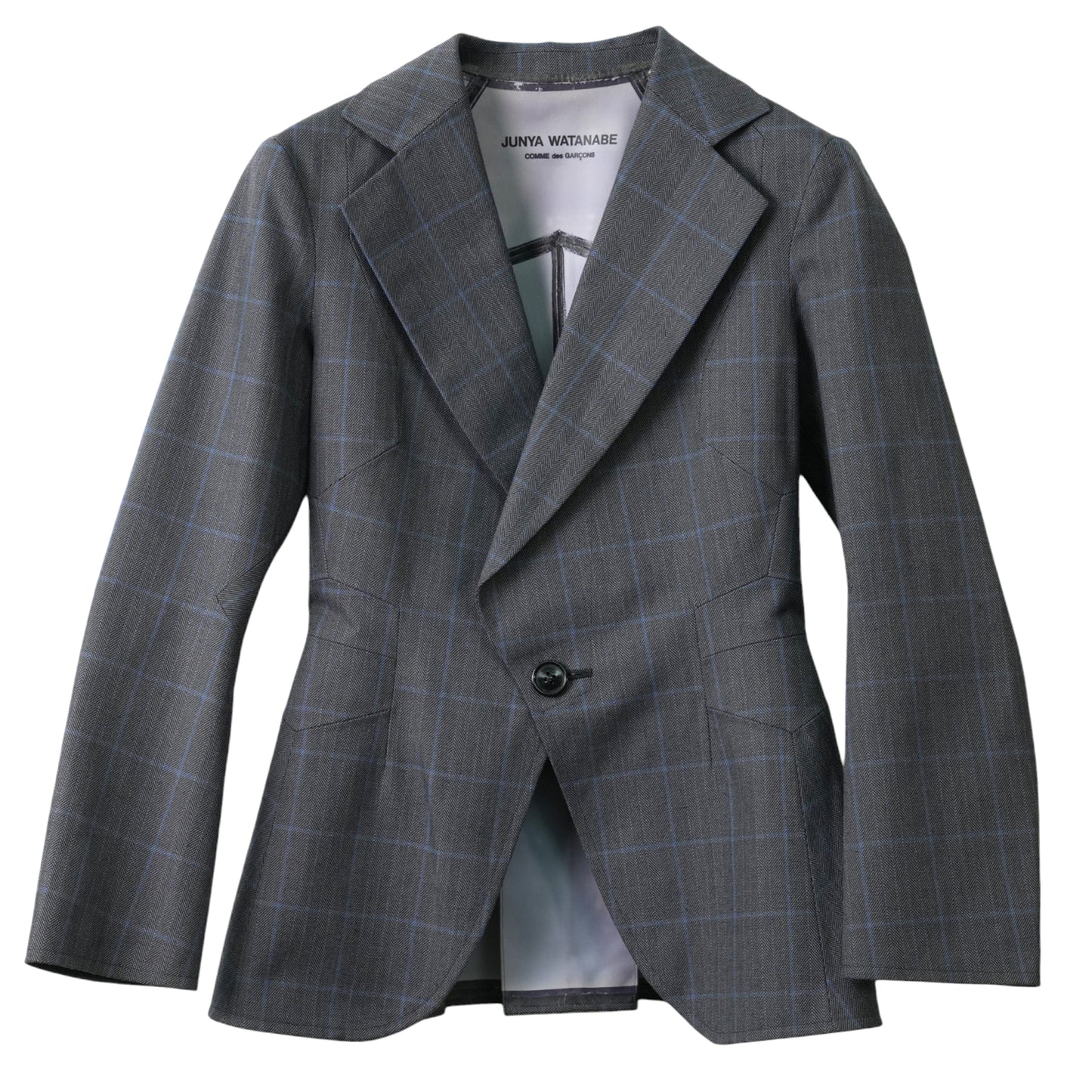 CHECK JACKET / GREY