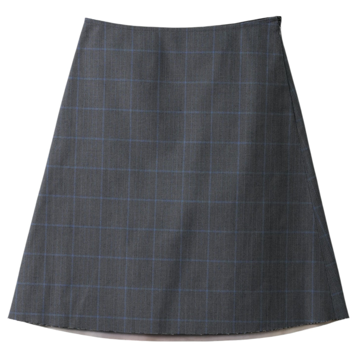 CHECK SKIRT / GREY