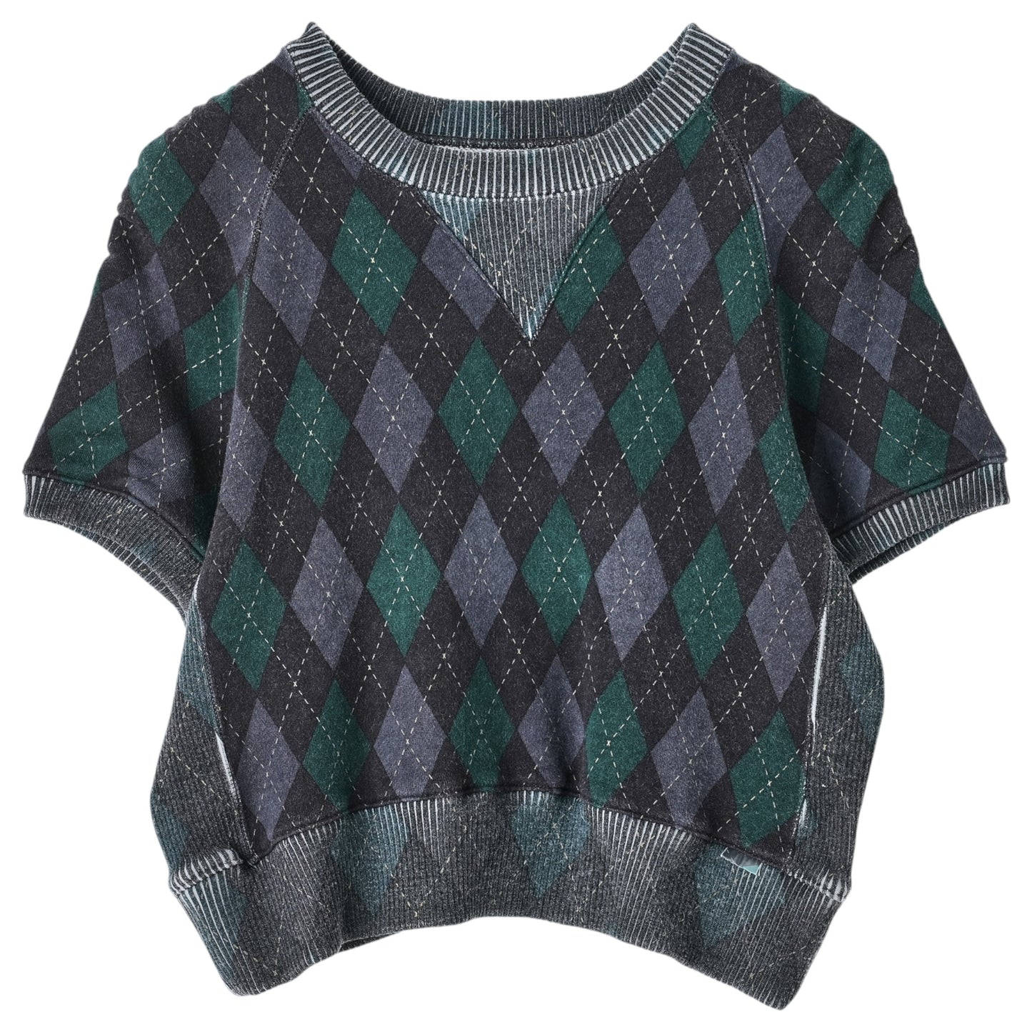 HALF SLEEVE SWEATSHIRT / MULTI