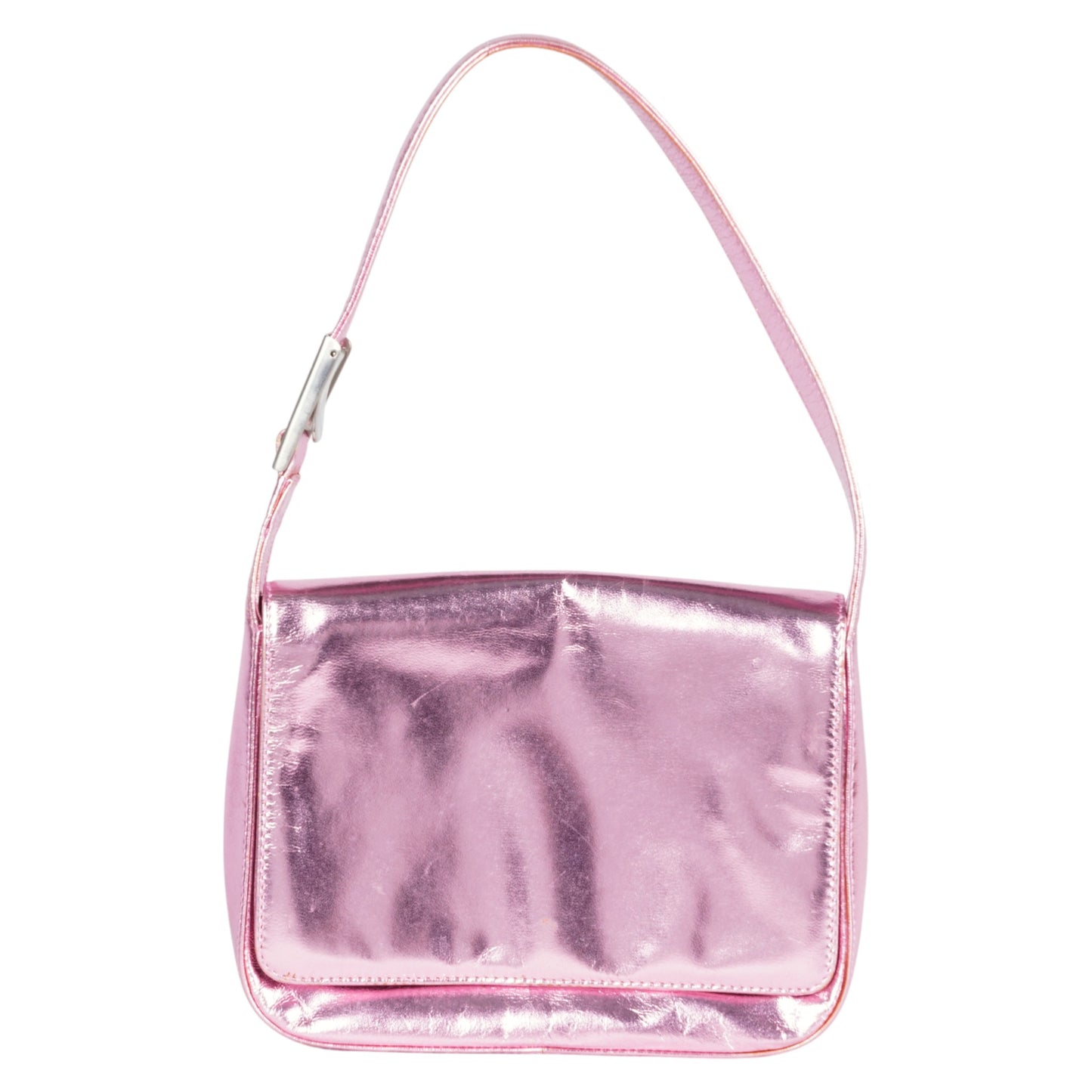 METALLIC HANDBAG / PINK