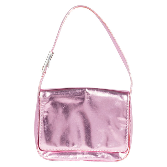 METALLIC HANDBAG / PINK
