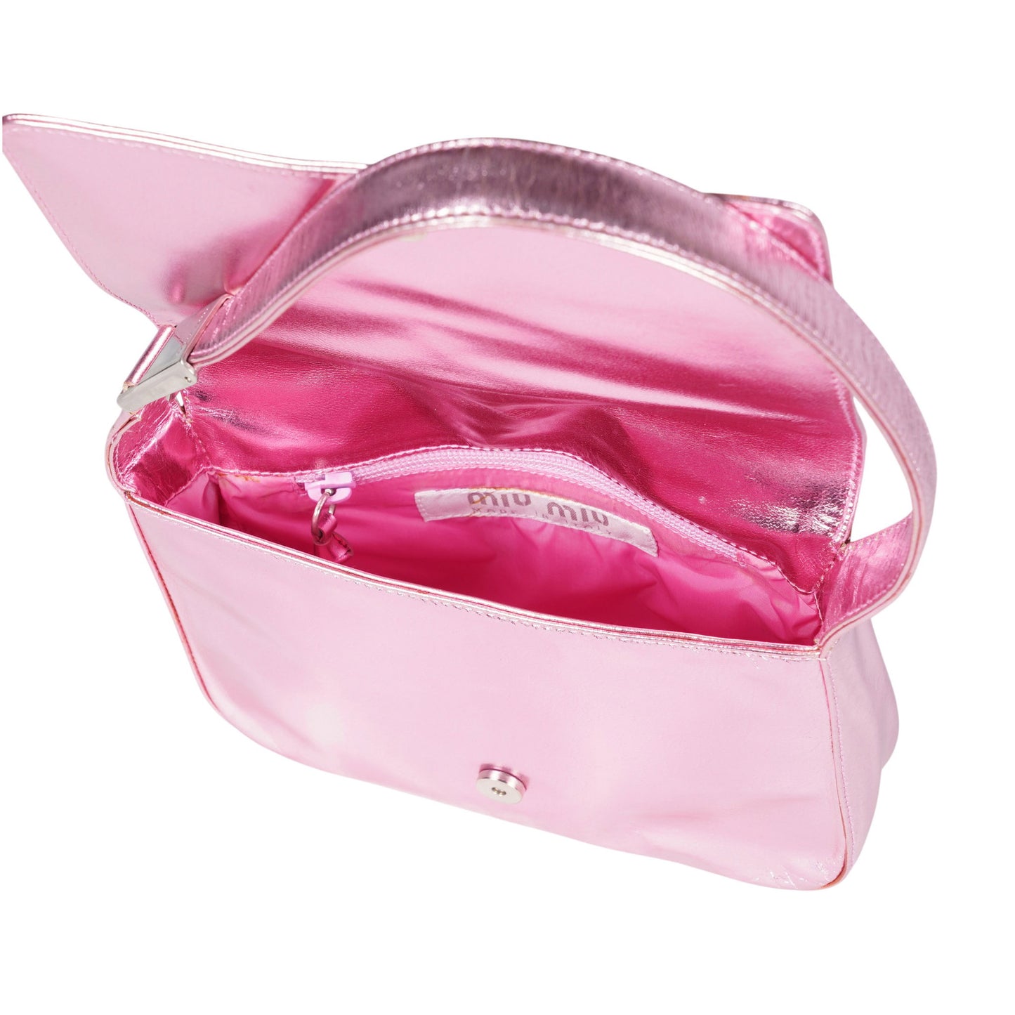 METALLIC HANDBAG / PINK