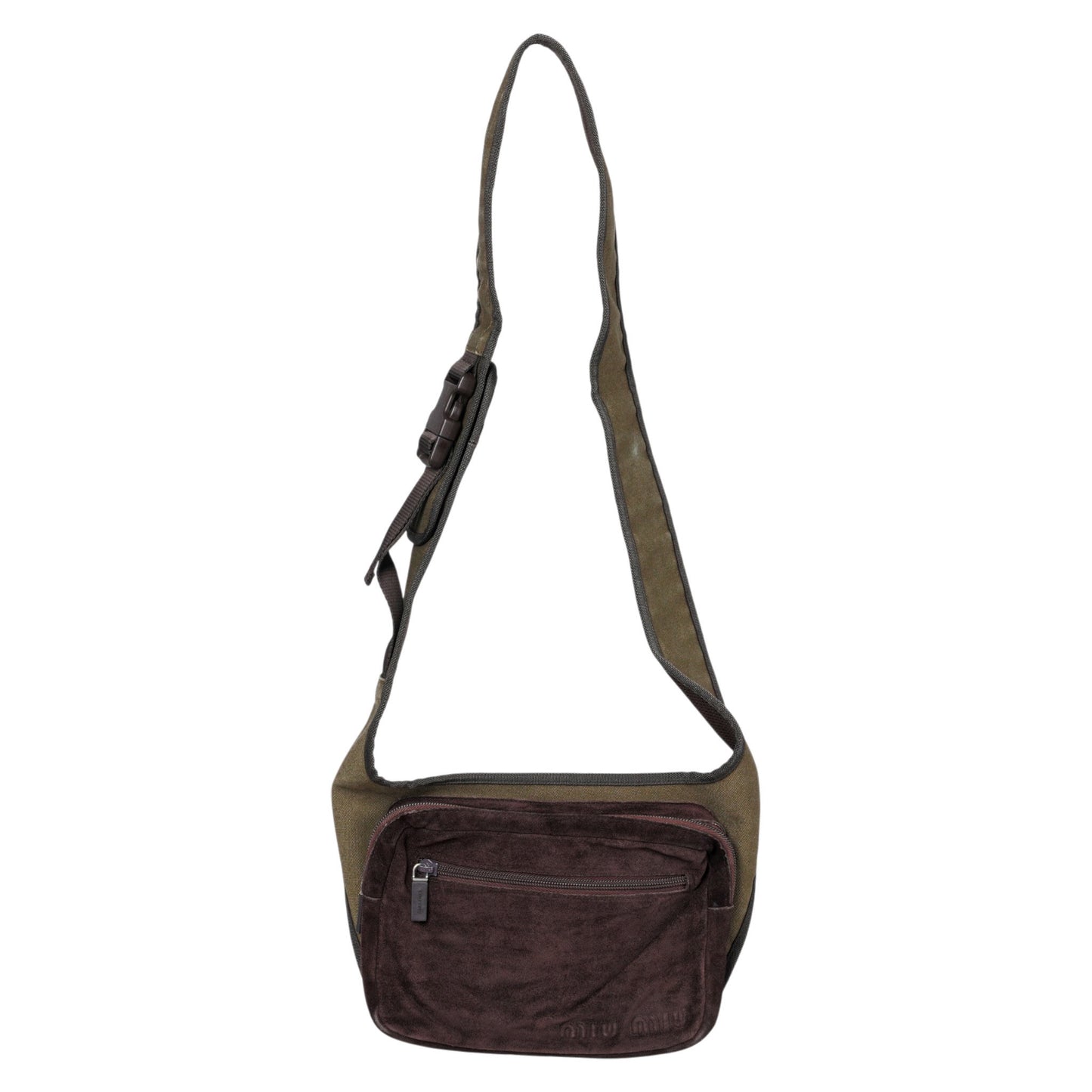 SHOULDER BAG / BROWN&KHAKI