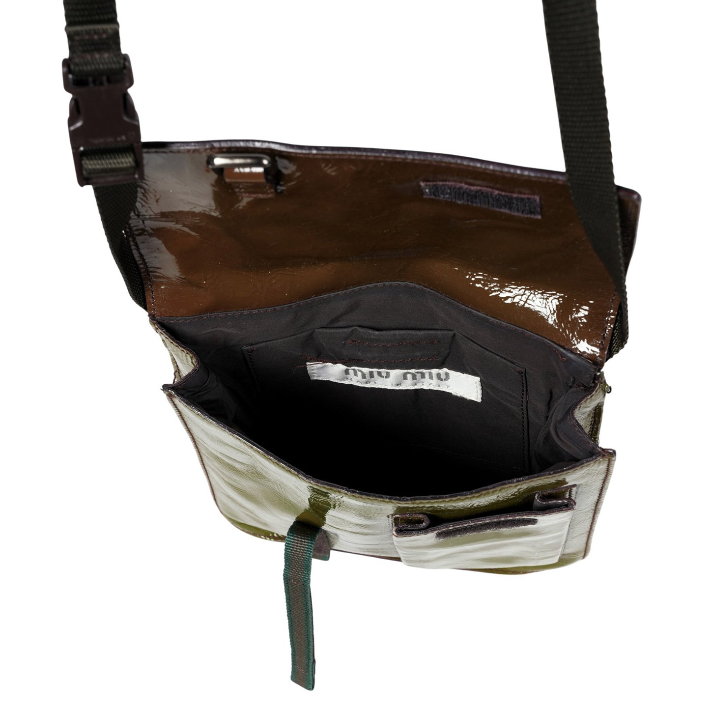 ENAMEL SHOULDER BAG / MULTI