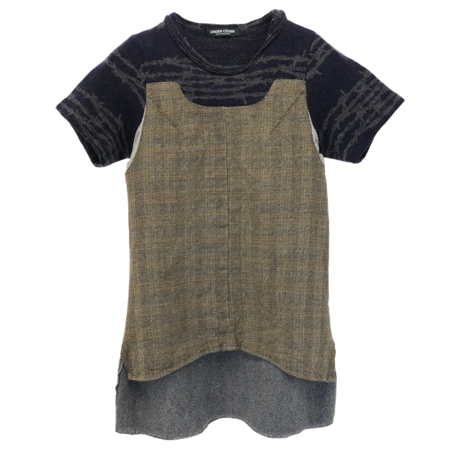 HYBRID KNIT DRESS / MULTI