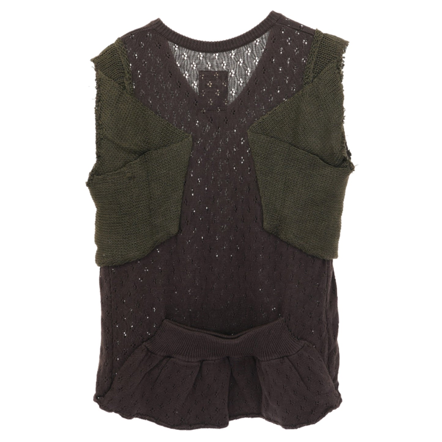 HYBRID KNIT VEST / MULTI