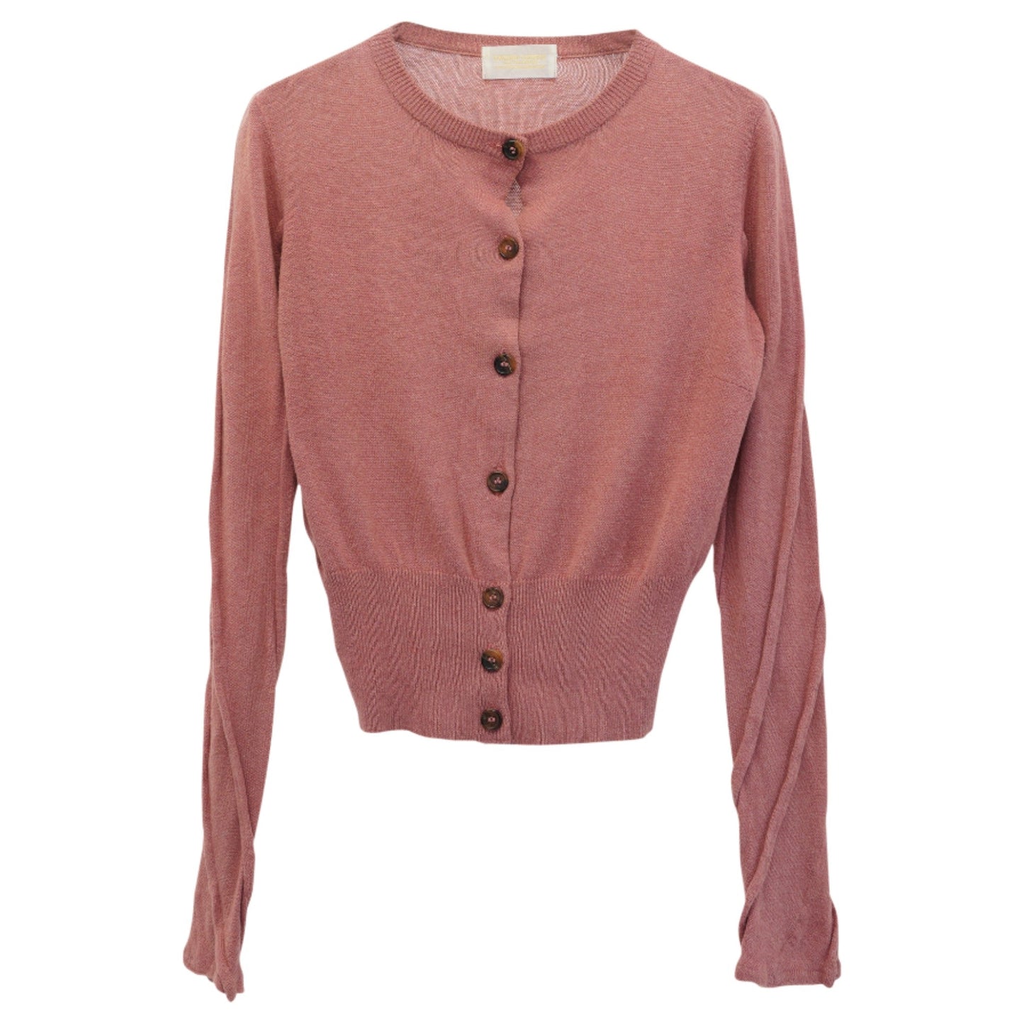 TWISTED SLEEVE CARDIGAN / PINK