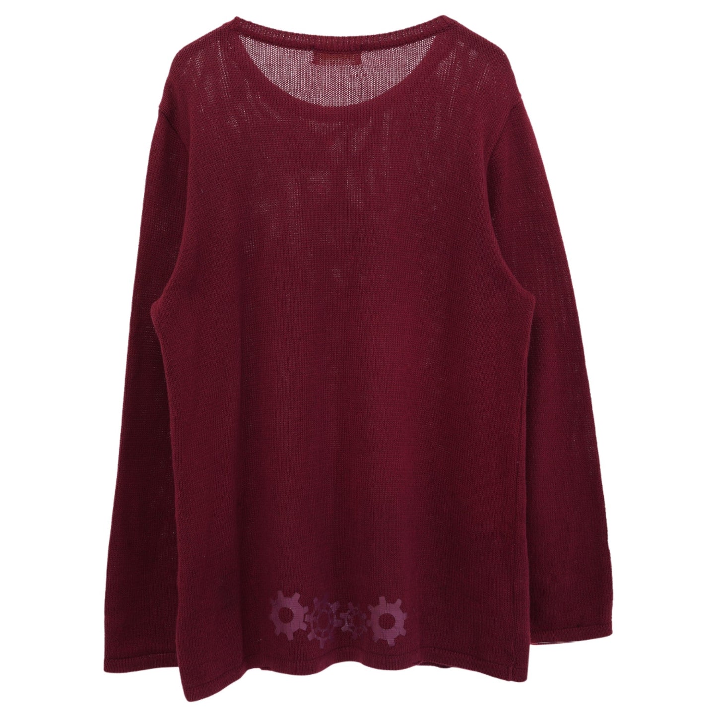 GRAPHIC SWEATER / BURGUNDY