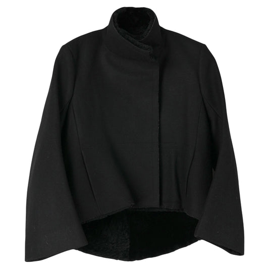 STAND COLLAR JACKET / BLACK