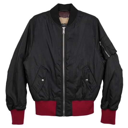 MOUTON LINER MA-1 JACKET / BLACK&RED