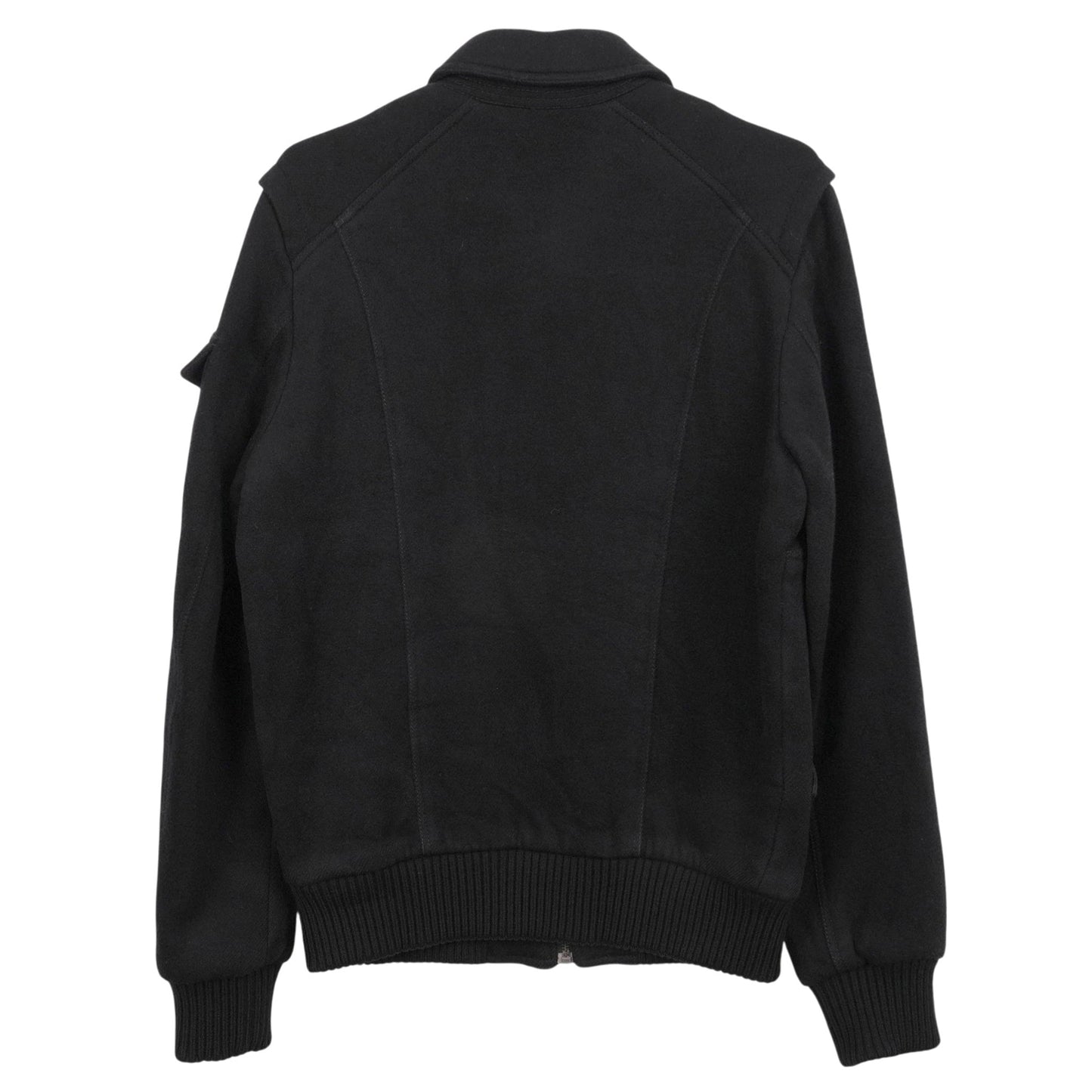 ZIP-UP BLOUSON / BLACK