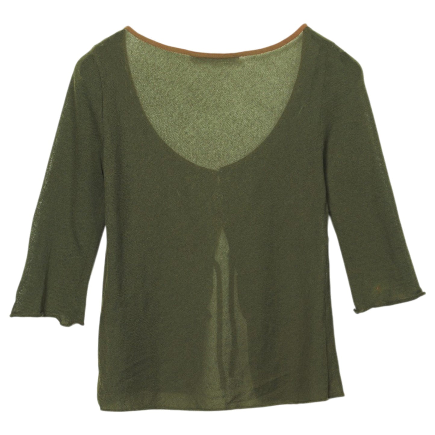 3/4 SLEEVE CARDIGAN / KHAKI