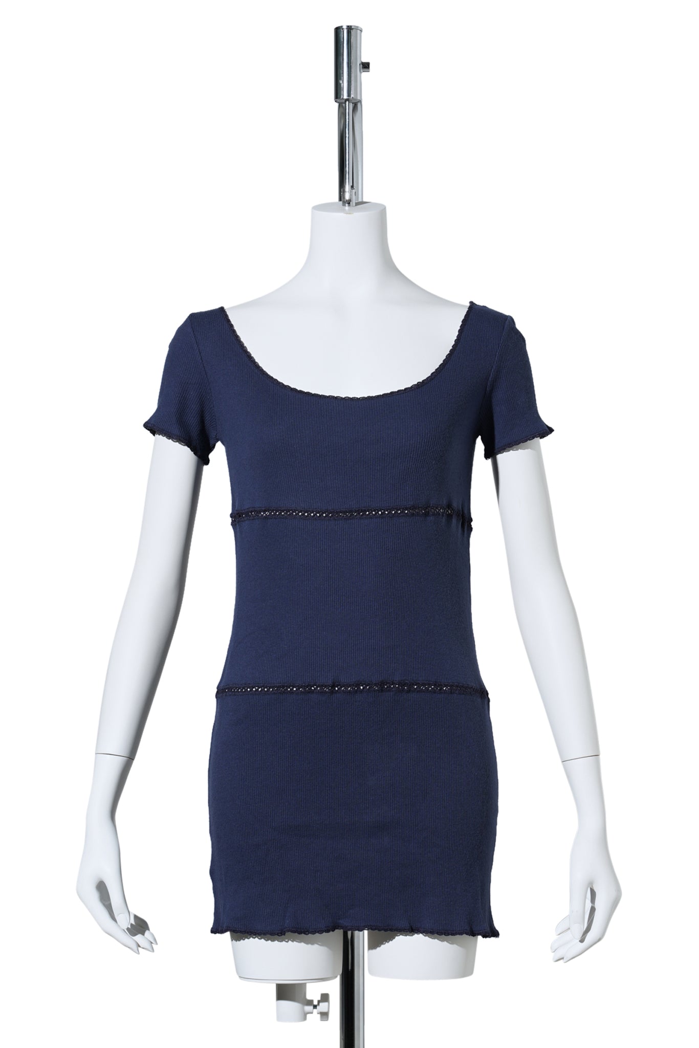 LONG T-SHIRT DRESS / NAVY