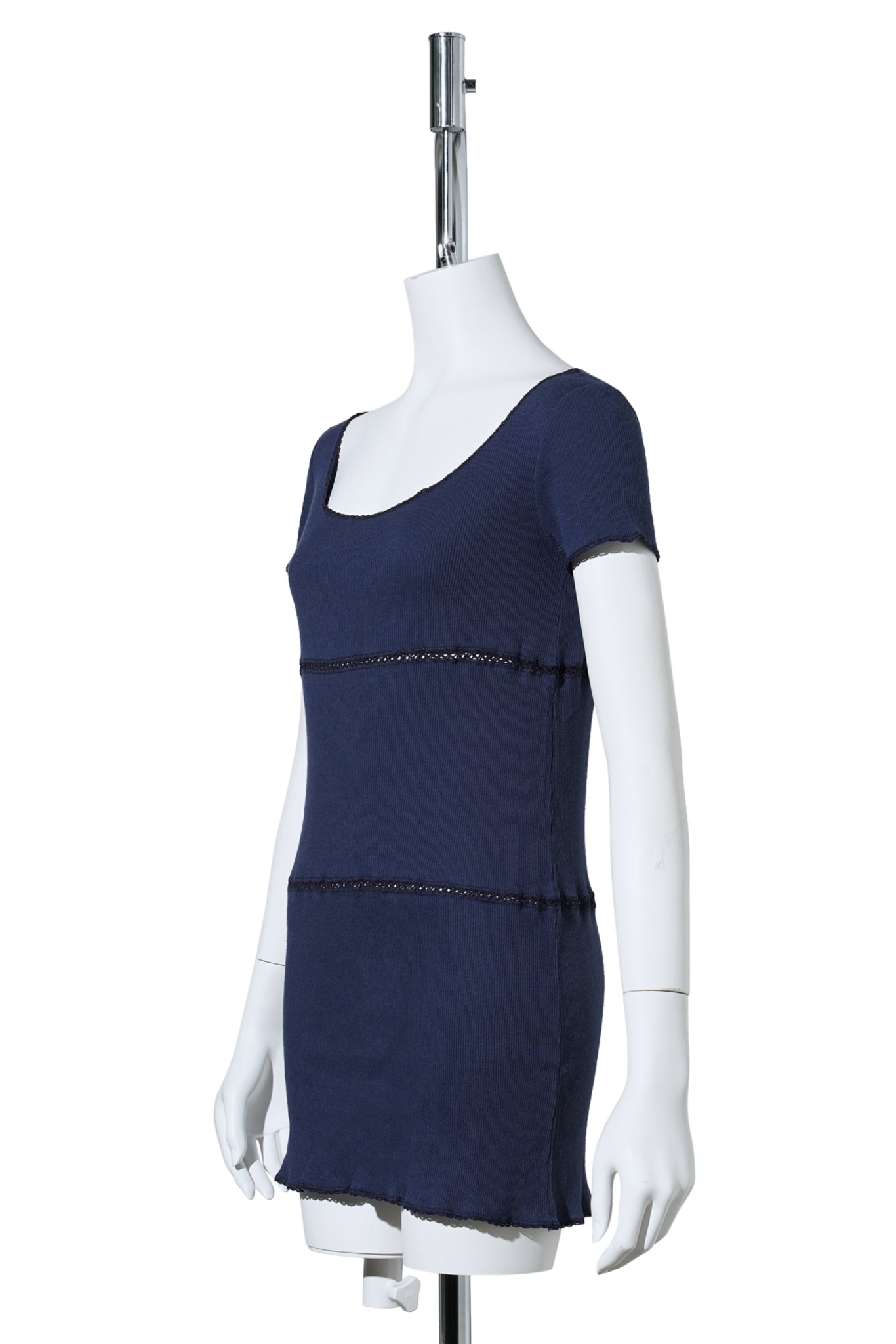 LONG T-SHIRT DRESS / NAVY