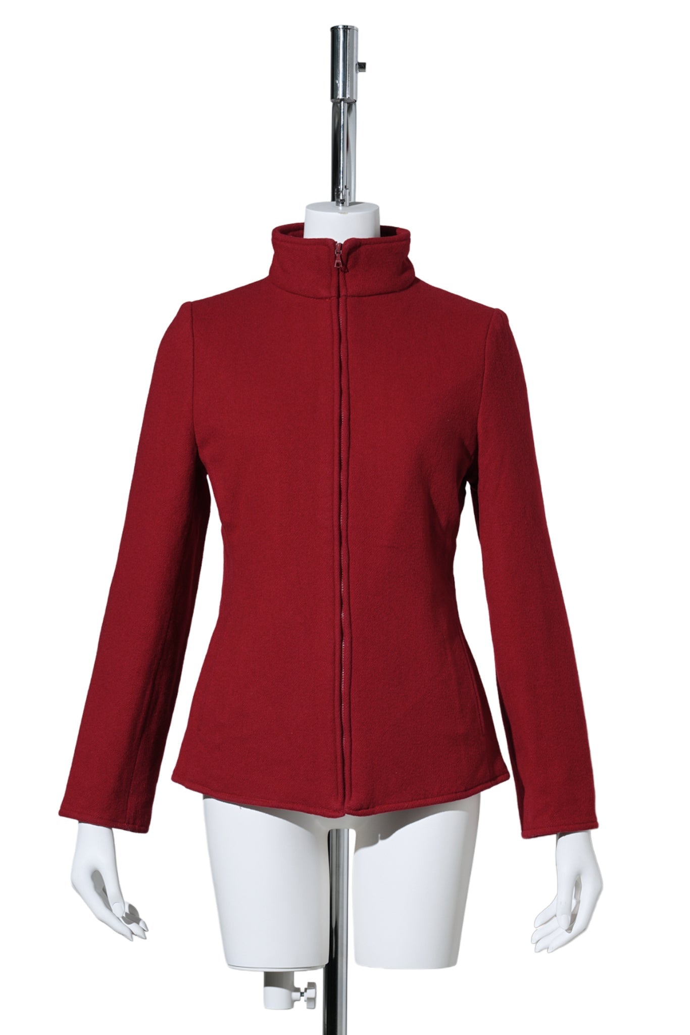 HIGH NECK JACKET / RED