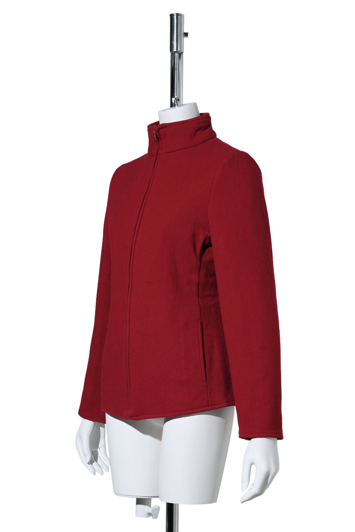 HIGH NECK JACKET / RED