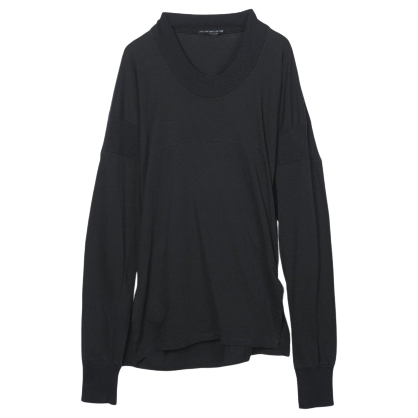 OVERSIZED LONG SLEEVE TOP / BLACK