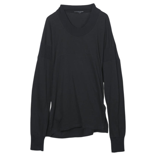 OVERSIZED LONG SLEEVE TOP / BLACK
