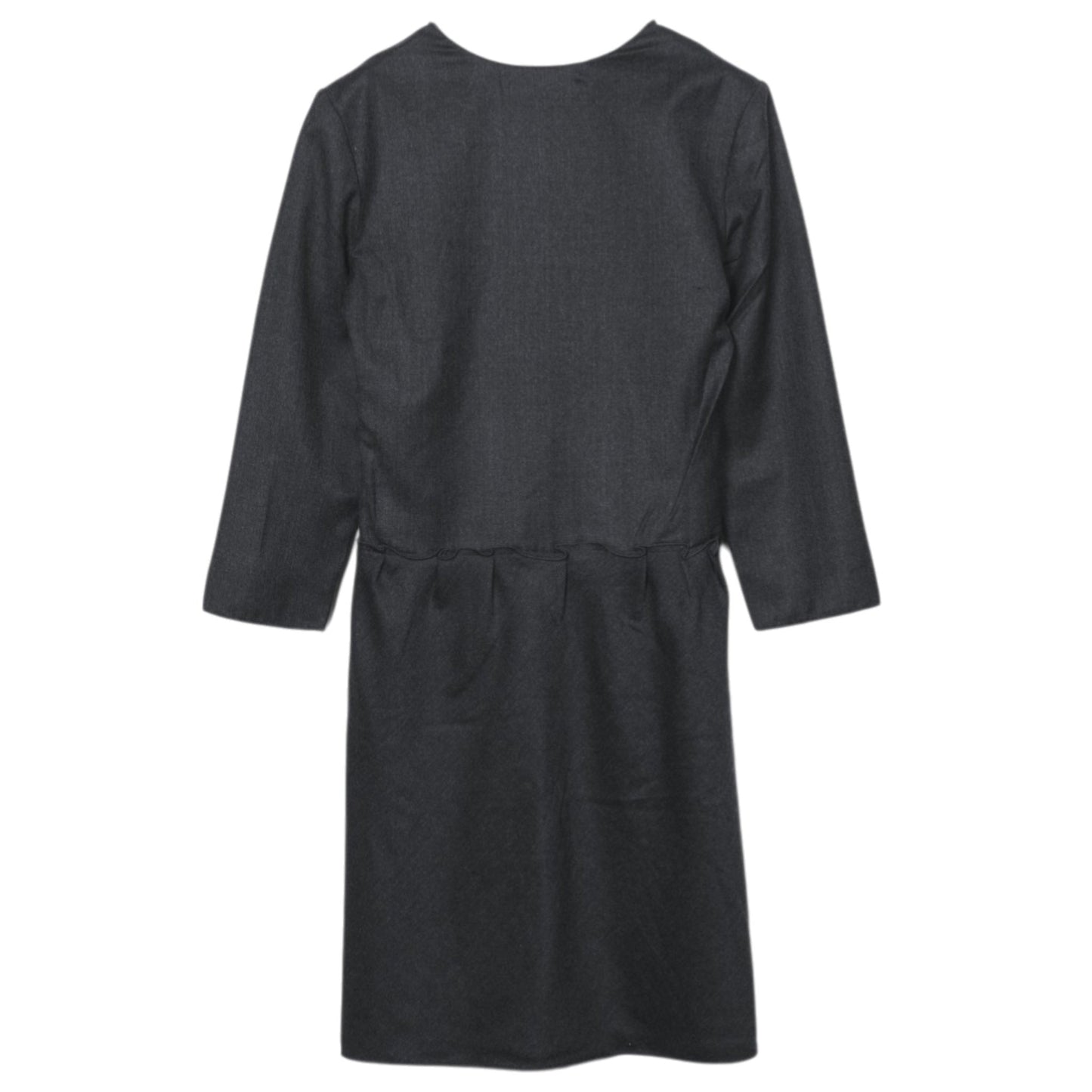 WOOL DRESS / CHARCOAL GREY