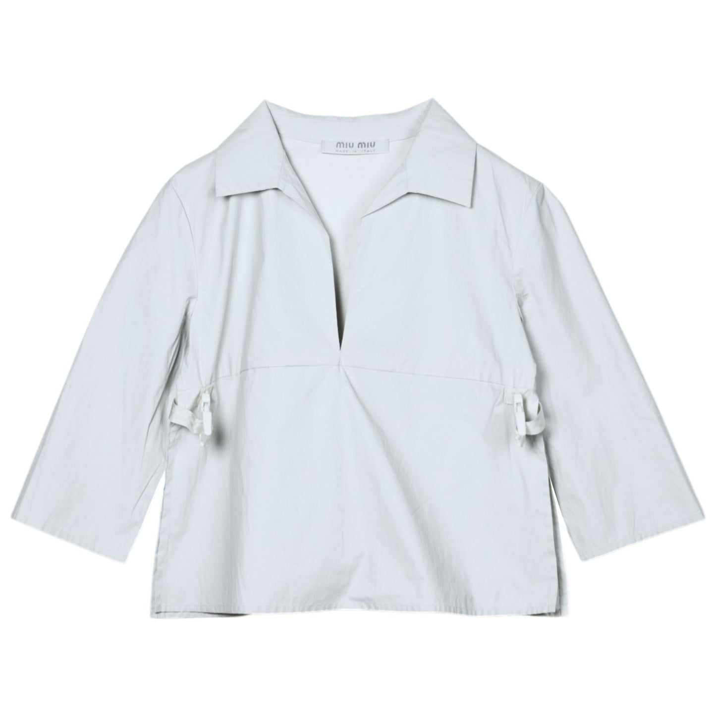 BUCKLED TOP / WHITE