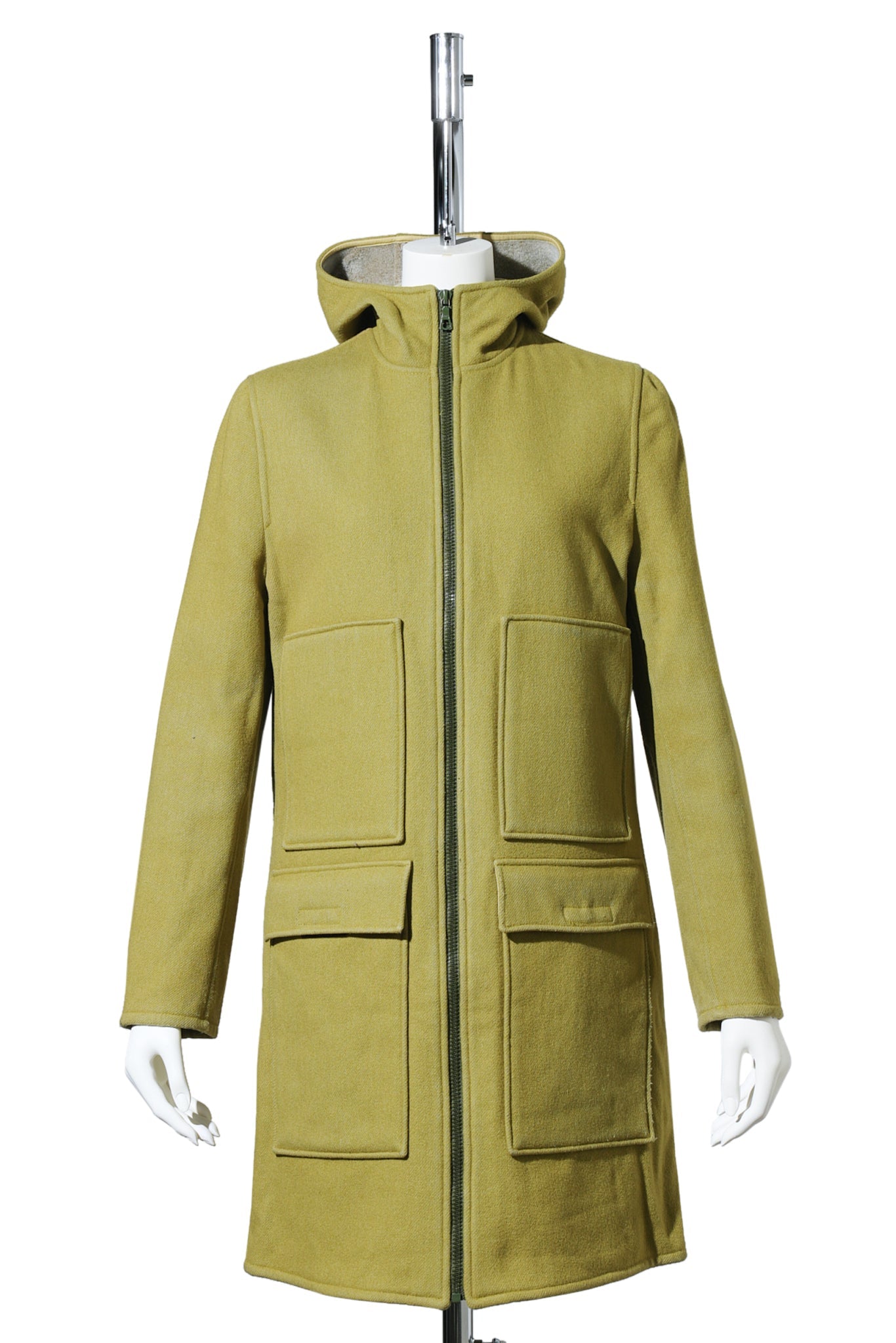HOODED COAT / KHAKI