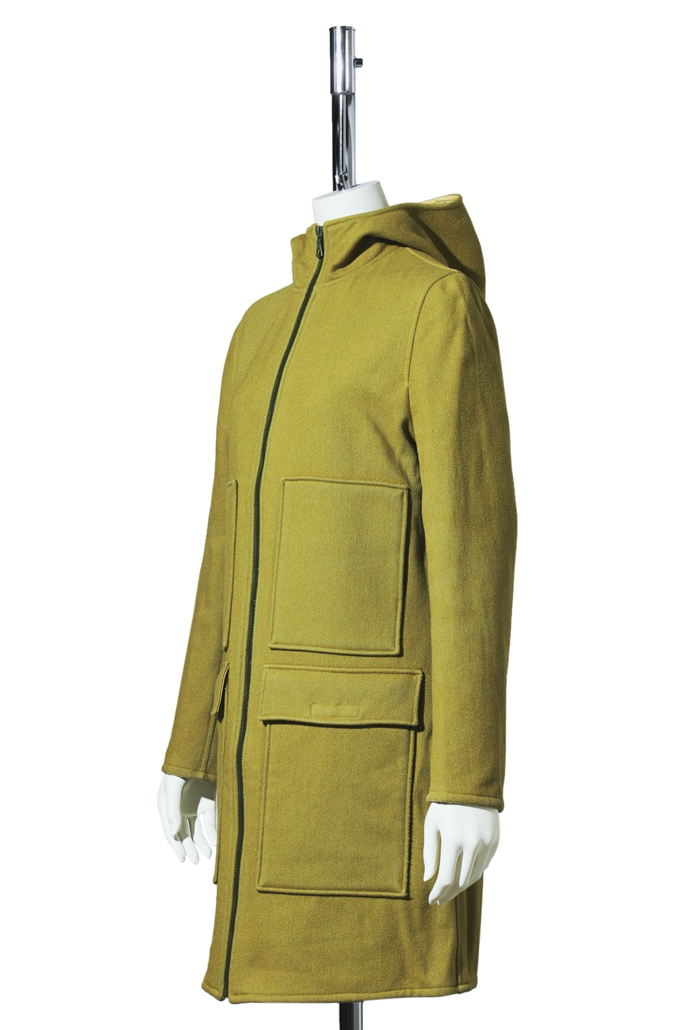 HOODED COAT / KHAKI