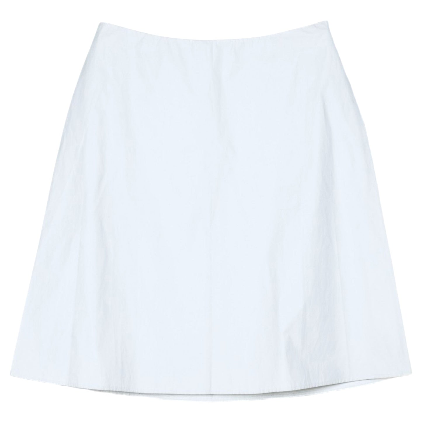 SKIRT WITH BACK POCKET / WHITE