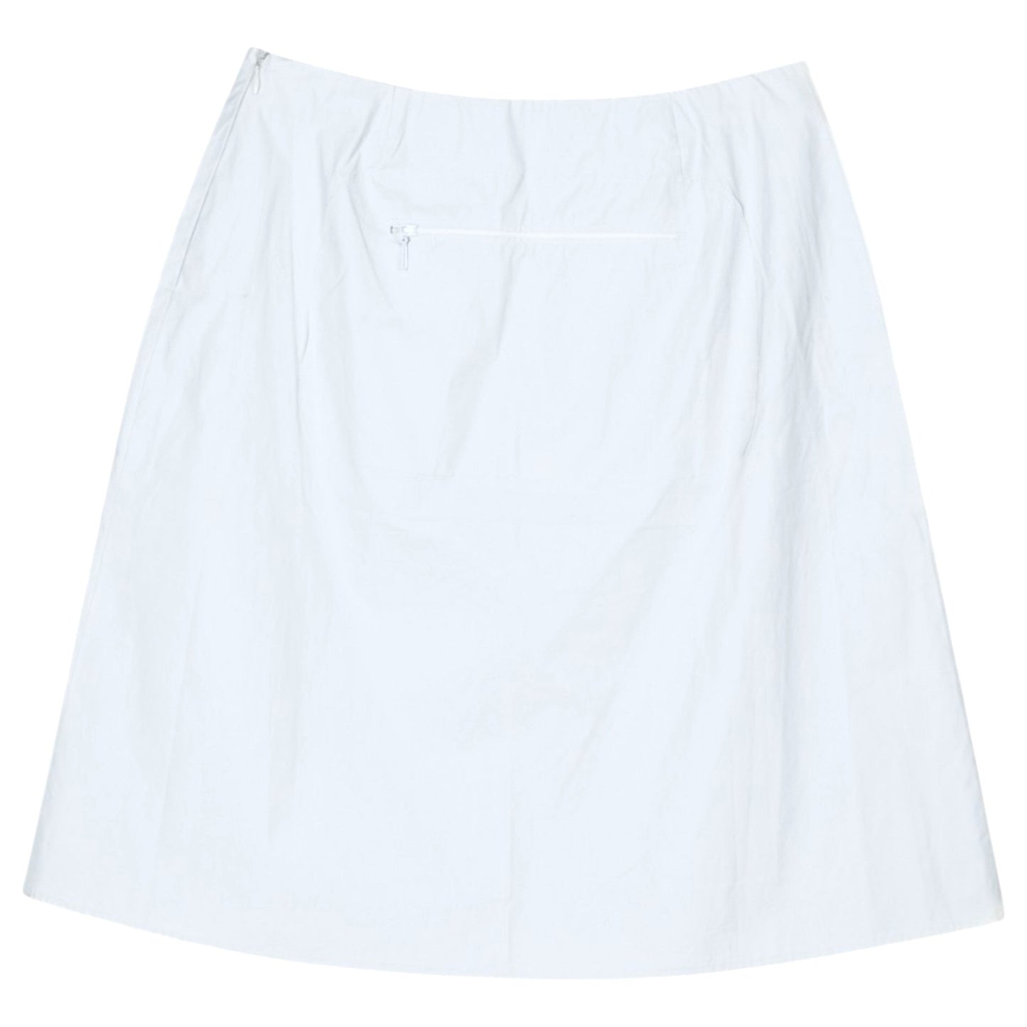SKIRT WITH BACK POCKET / WHITE