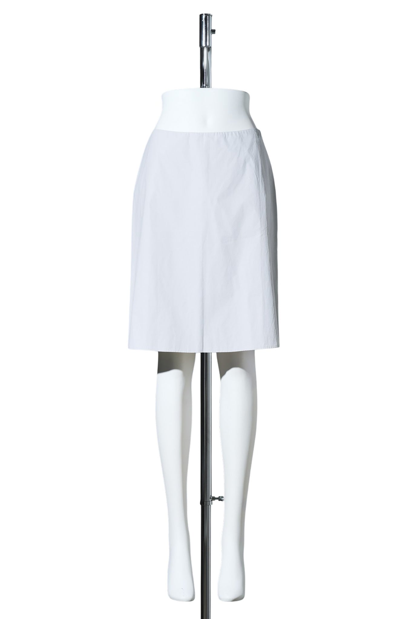 SKIRT WITH BACK POCKET / WHITE