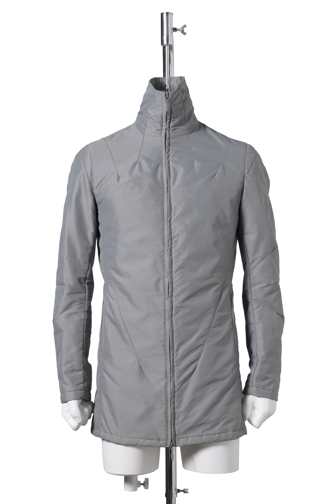 ZIP UP COAT / GREY