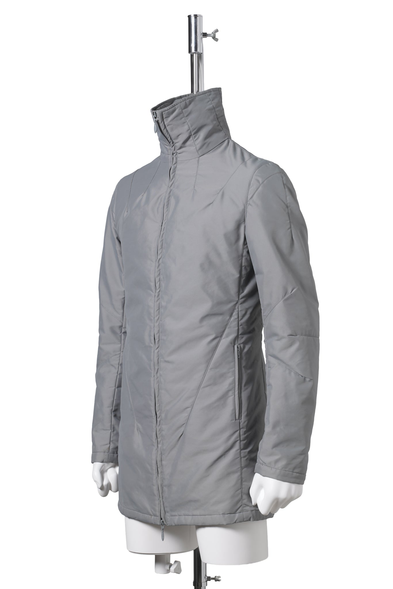 ZIP UP COAT / GREY