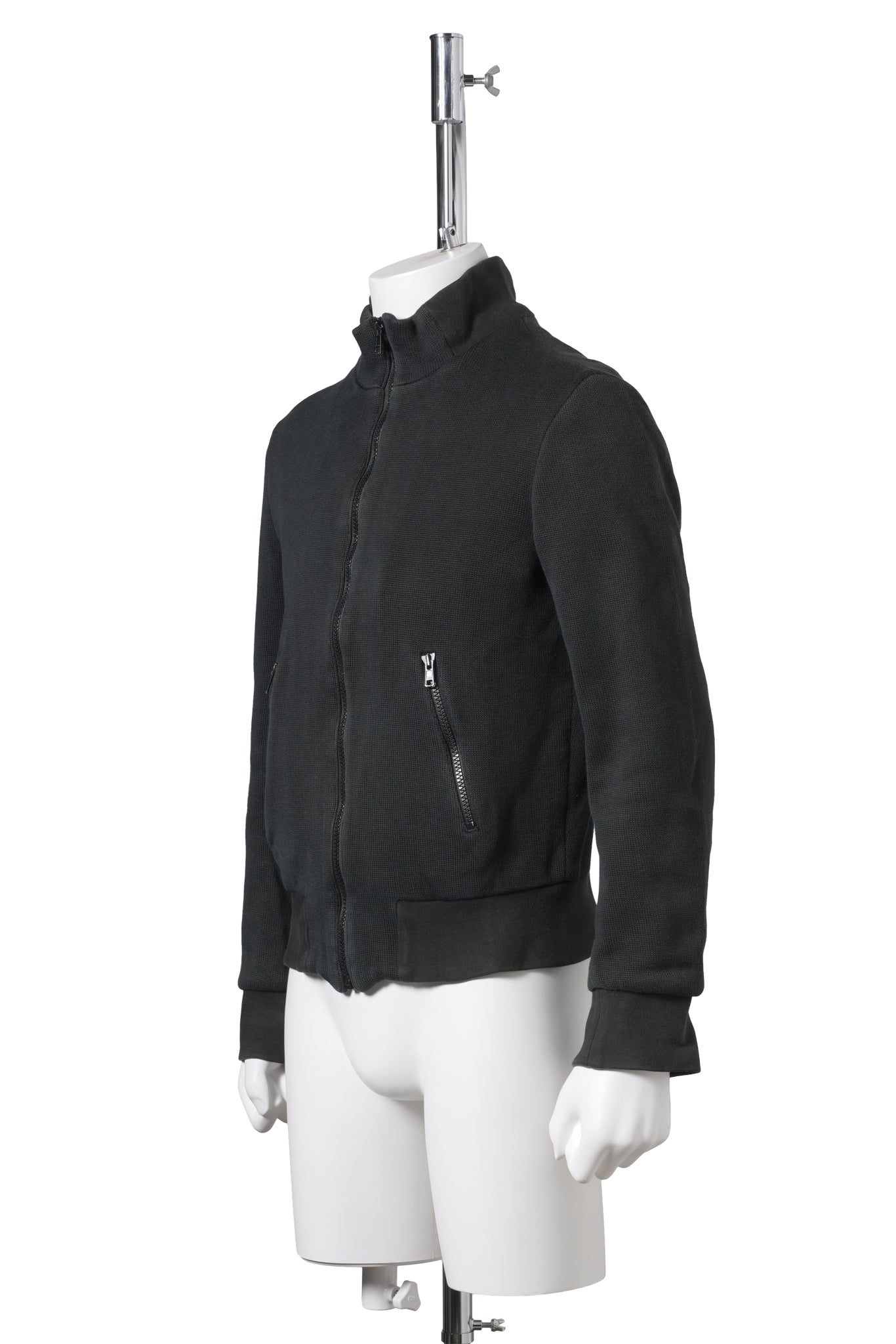 ZIP UP BLOUSON / BLACK
