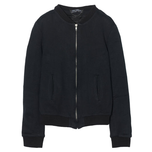 ZIP UP BLOUSON / BLACK