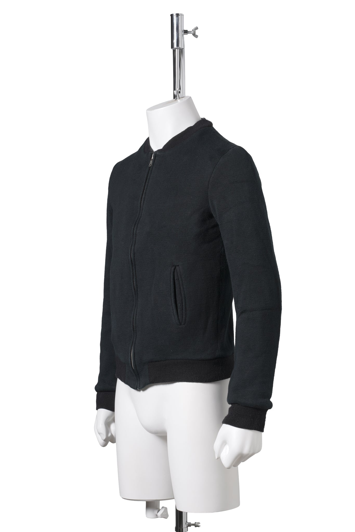 ZIP UP BLOUSON / BLACK