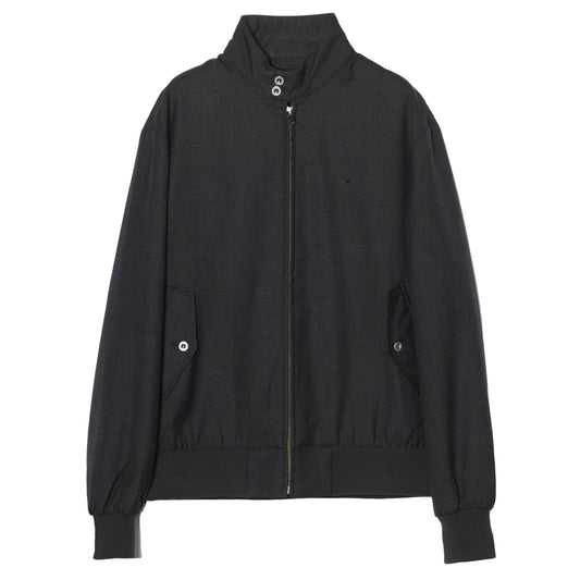 HIGH NECK BLOUSON / CHARCOAL GREY
