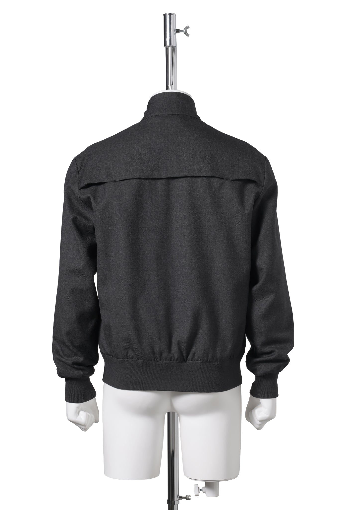 HIGH NECK BLOUSON / CHARCOAL GREY