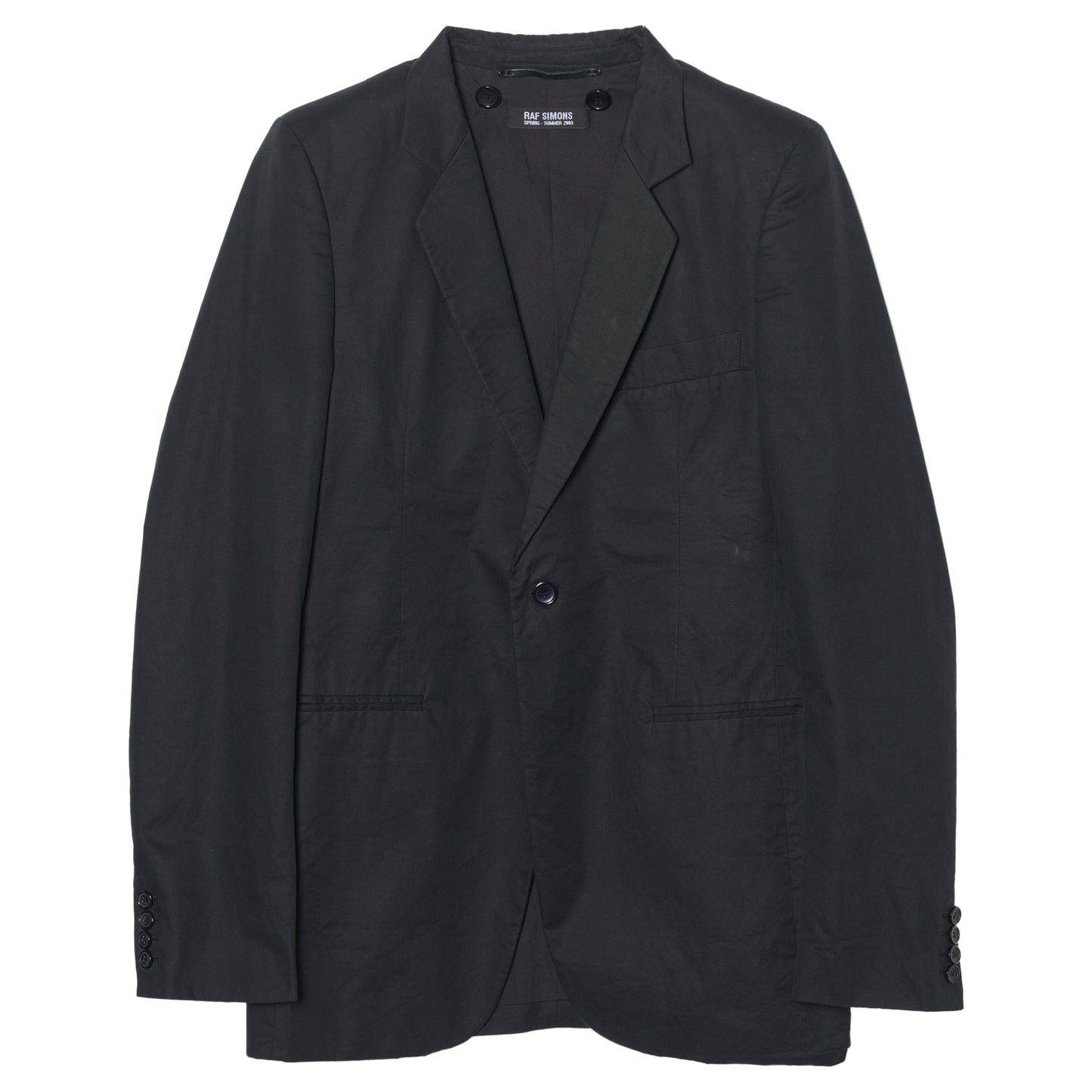 1 BUTTON JACKET / BLACK
