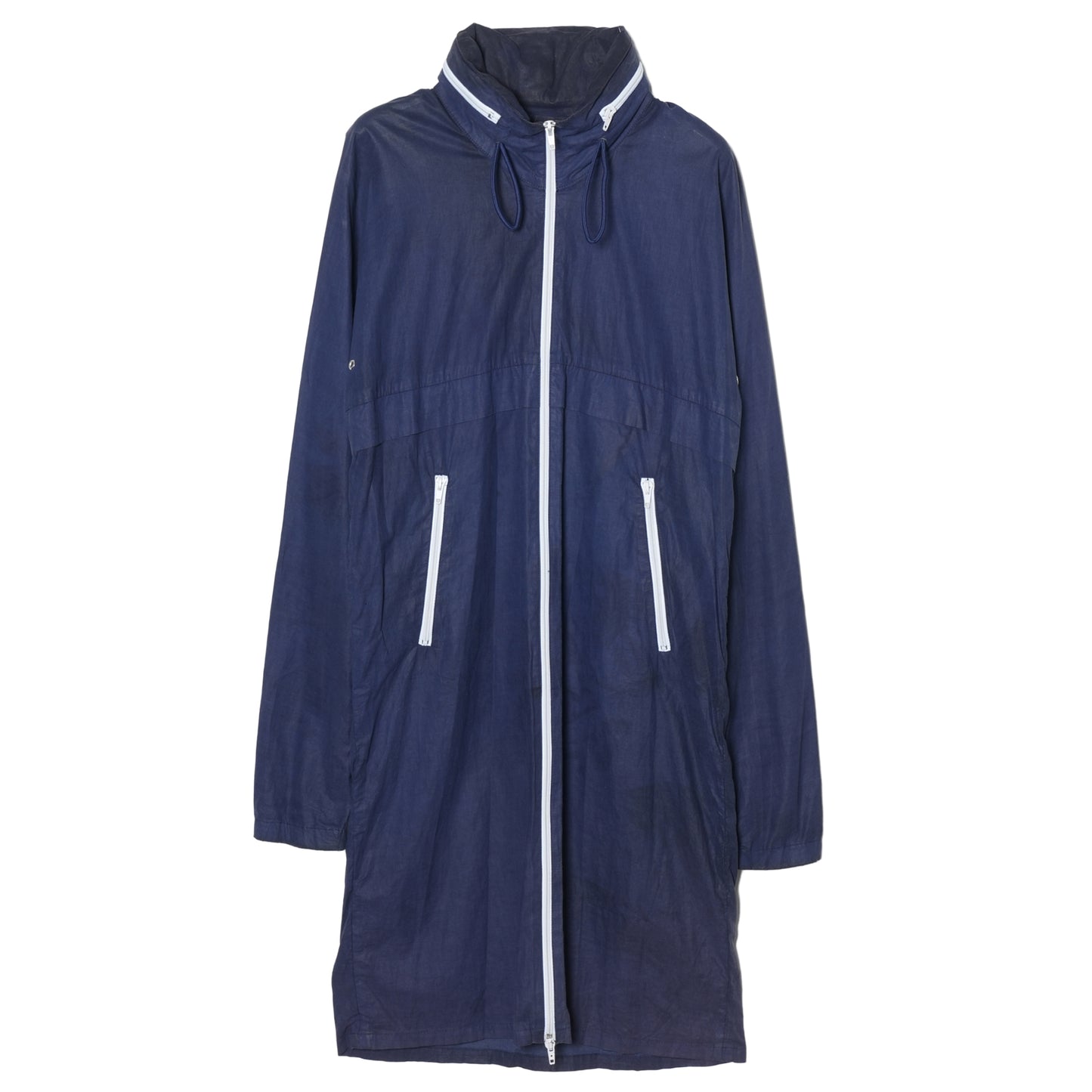 DOUBLE ZIPUP COAT / BLUE