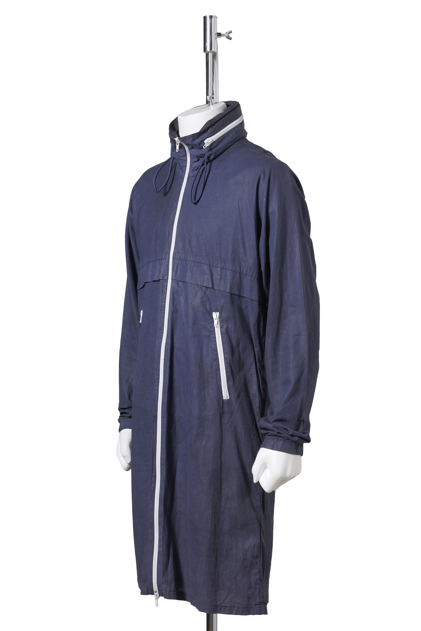 DOUBLE ZIPUP COAT / BLUE