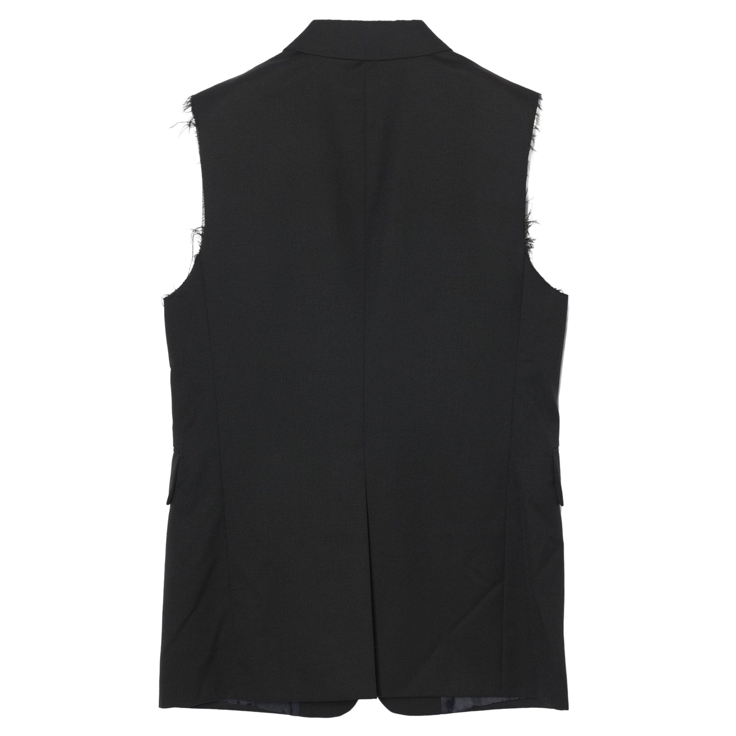 SLEEVELESS JACKET / BLACK