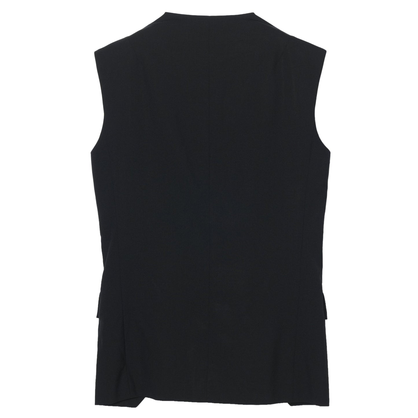 BUTTONLESS VEST / BLACK
