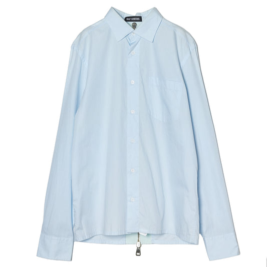 BACK ZIP SHIRT / SKY BLUE