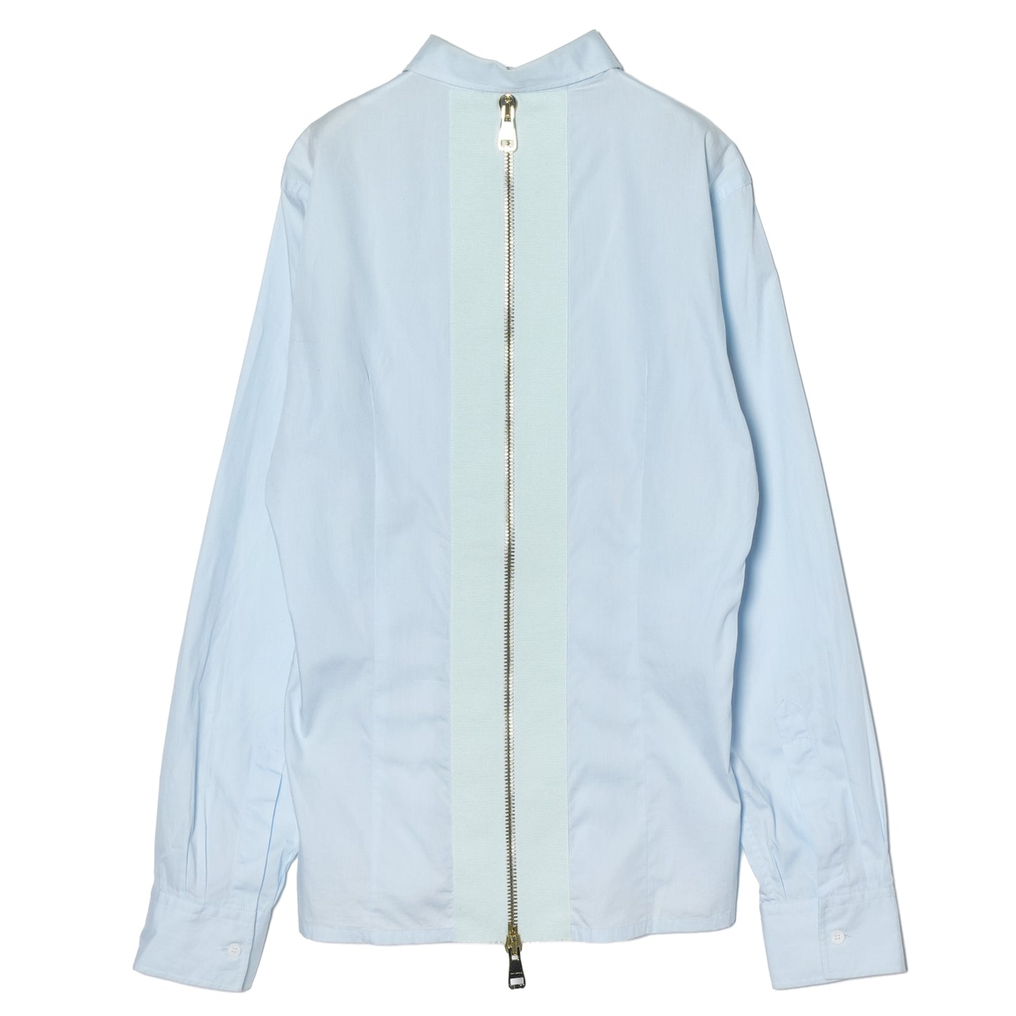 BACK ZIP SHIRT / SKY BLUE