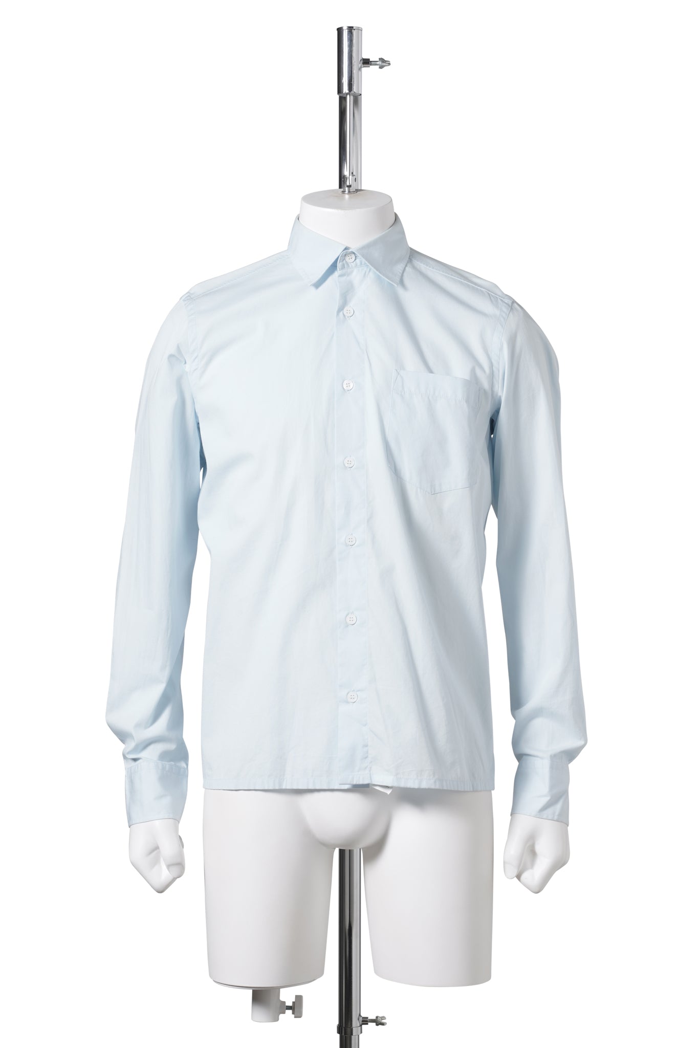 BACK ZIP SHIRT / SKY BLUE