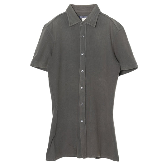 SHORT SLEEVE SHIRT / CHARCOAL GREY