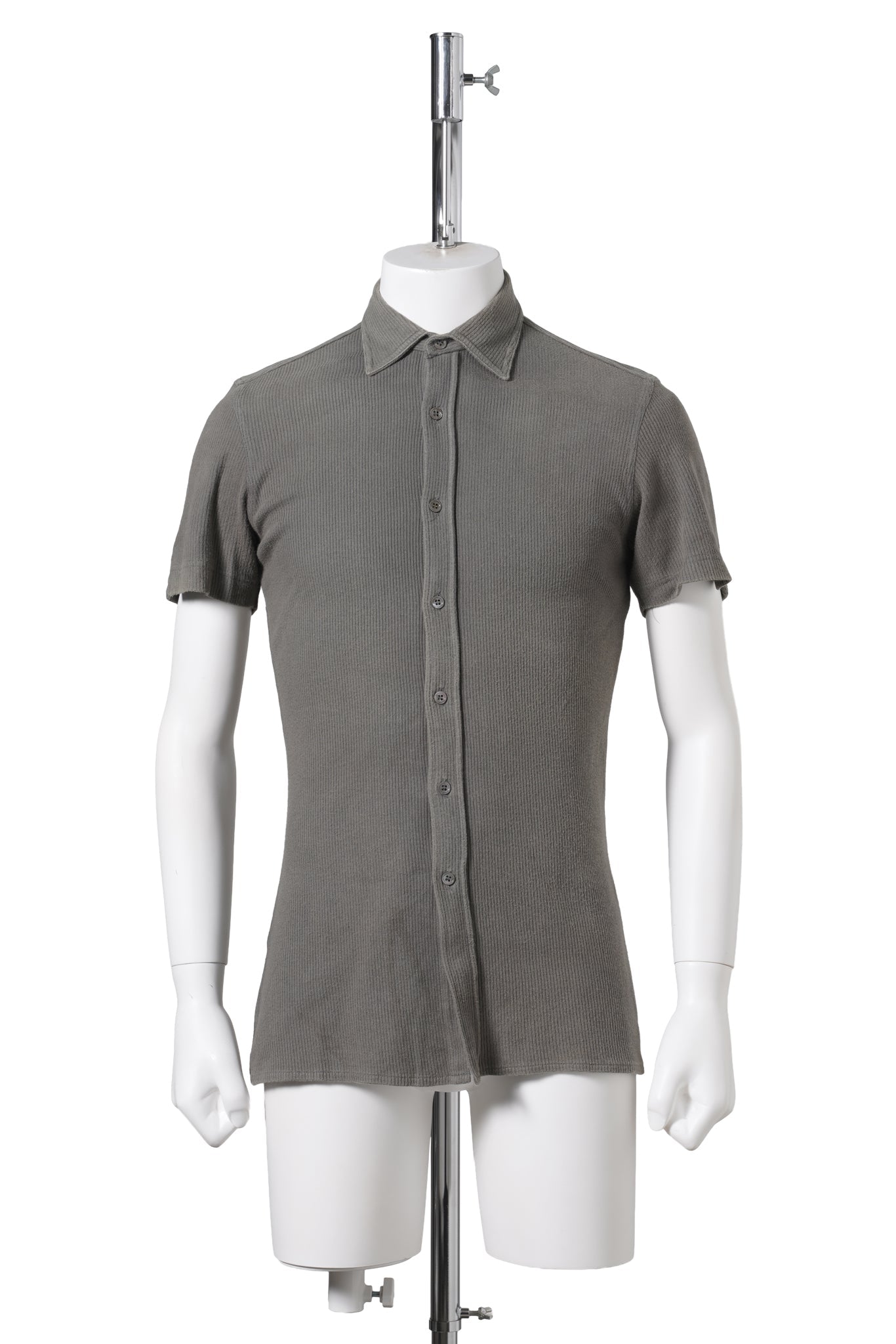 SHORT SLEEVE SHIRT / CHARCOAL GREY