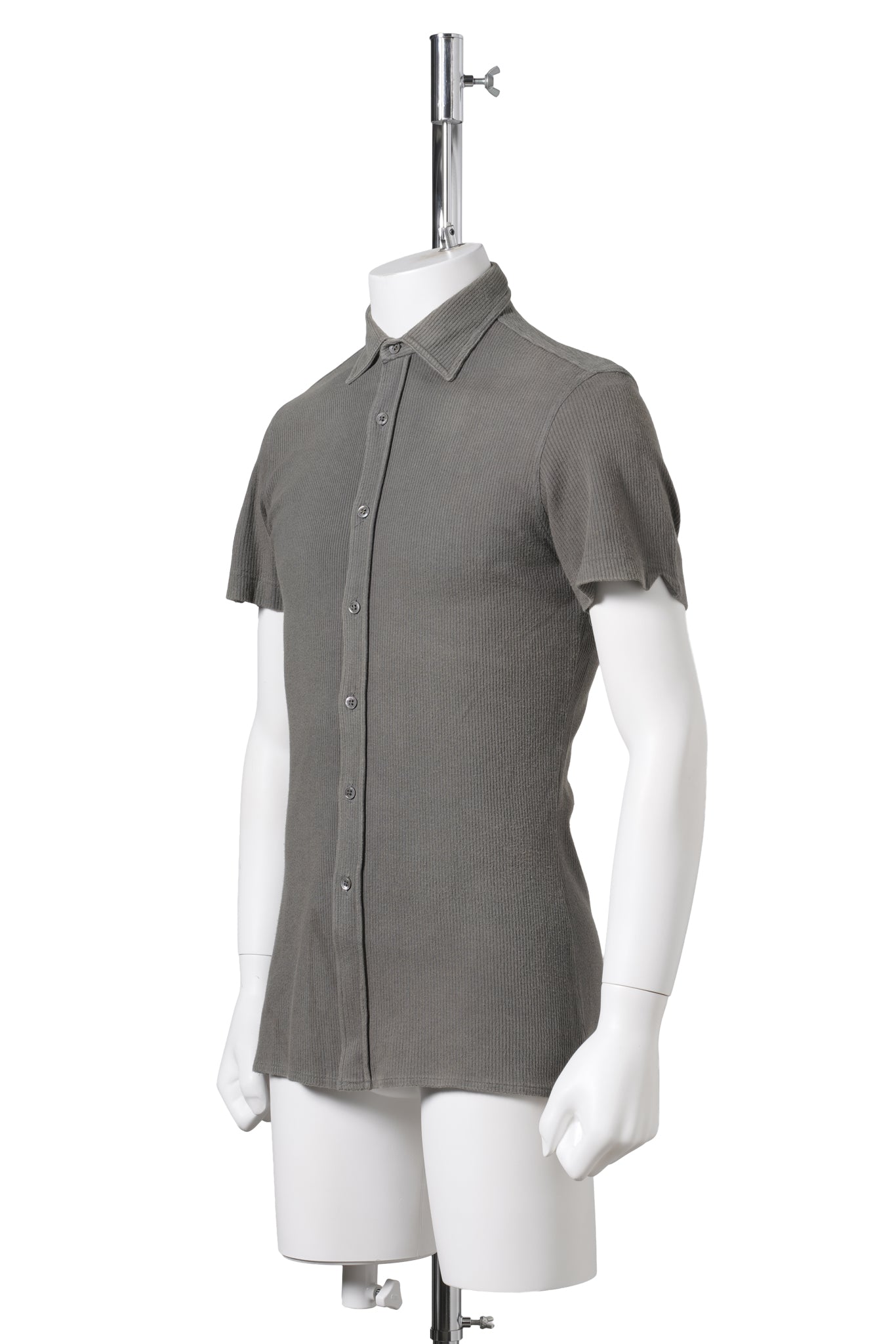 SHORT SLEEVE SHIRT / CHARCOAL GREY